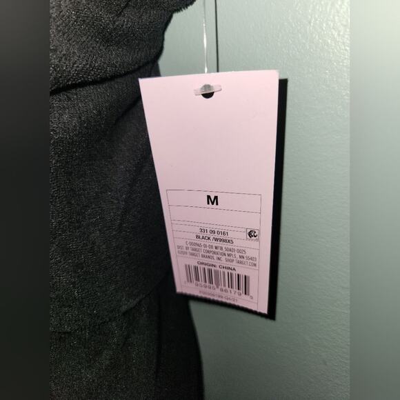 Wild Fable Black Terry Halter Romper Womens Sleeveless Casual Summer - Picture 4 of 9